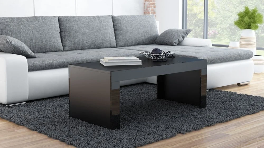Žurnālgalds Tess 120 Korpusa krāsa: melns, · 120 × 60 × 50 cm