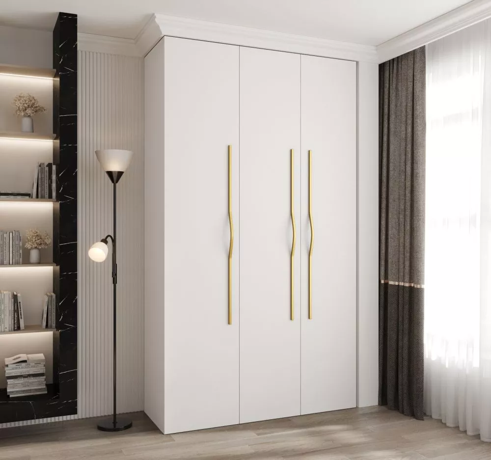 Skapis Como 2 · Balts · 140 × 50 × 245.5 cm