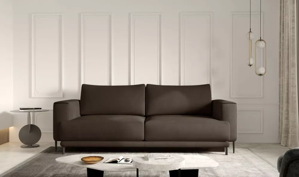 Dīvāns Dalia Premium standard · Tumši brūns · 95 × 260 × 90 cm