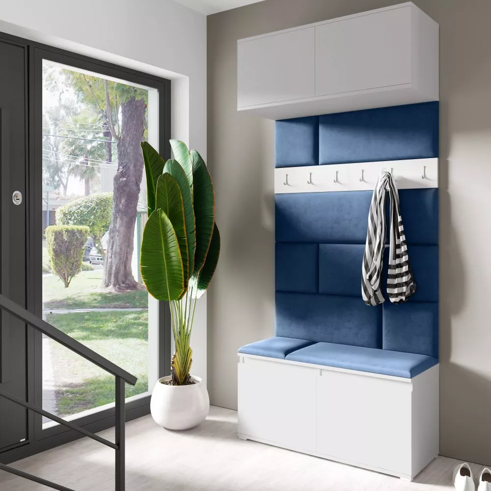 Apavu plaukts Emi 23 Trinity Korpusa krāsa: balts, · 100 × 225 × 40 cm