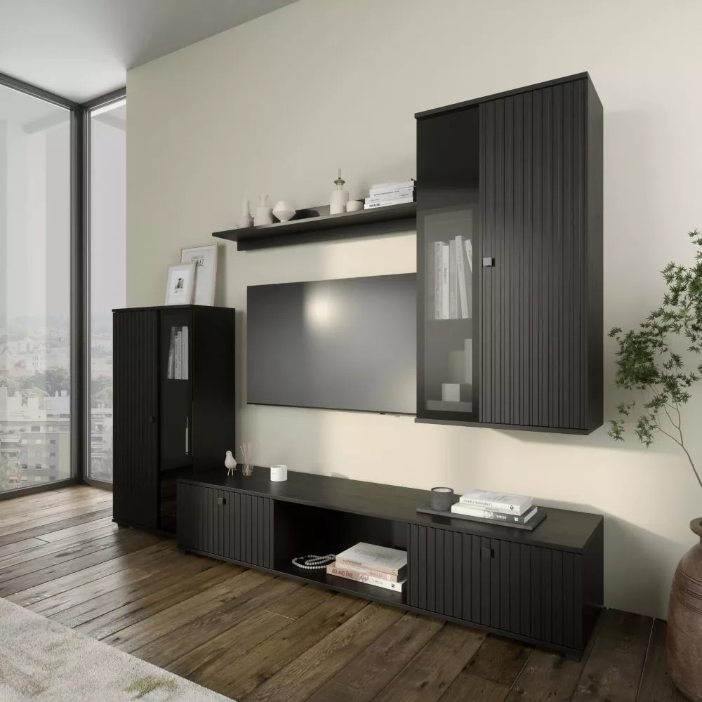 Sekcija Salia Modern Korpusa krāsa: tumši pelēks, · 240 × 40.2 × 180 cm