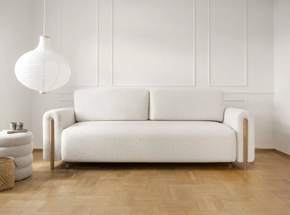Dīvāns Arcadova Oak Standard · Gaiši bēšs · 97 × 244 × 97 cm