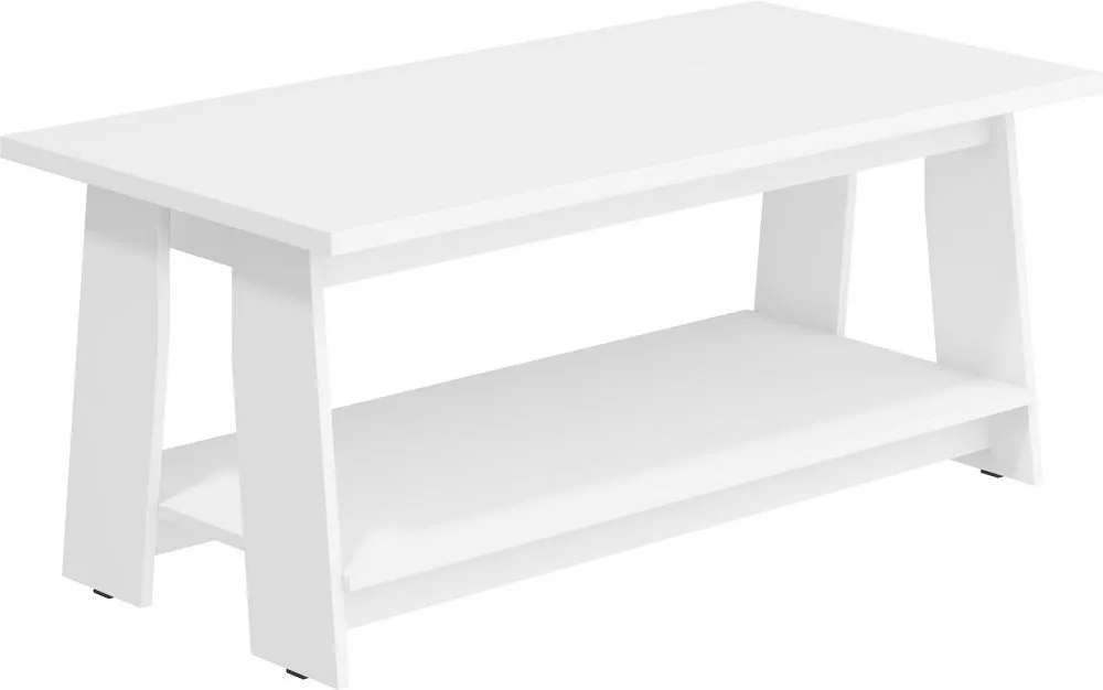 Žurnālgalds Rack RAC 02 · Balts · 120 × 60 × 50 cm