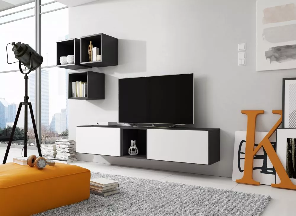 Sekcija Roco 8 Korpusa krāsa: melns, · 150 × 39 × 180 cm