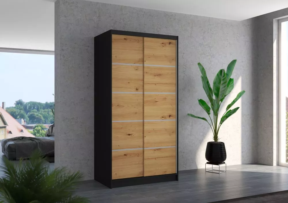 Skapis Riva 100 · 100 × 58 × 200 cm