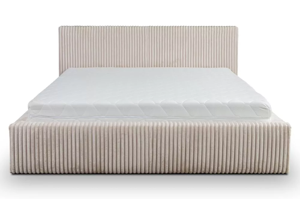 Gulta Farese Standard ar stelāžu Guļamvietas platums: 140 cm, Guļamvietas garums: 200 cm, · Gaišais krēms · 151 × 216 × 