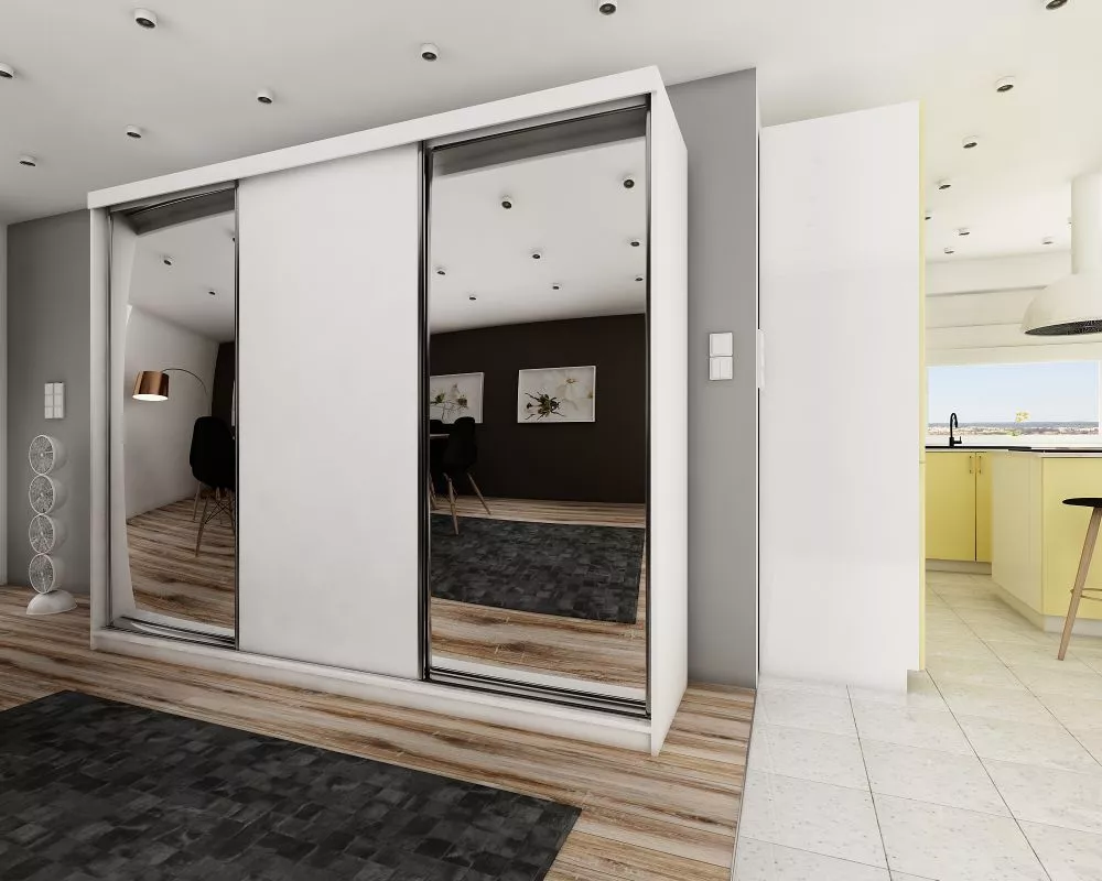Skapis Top 24 ar LED · Balts · 250 × 62 × 200 cm