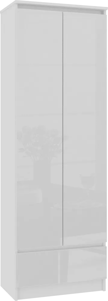 Plaukts R60 2D1S Gloss · 60 × 180 × 35 cm
