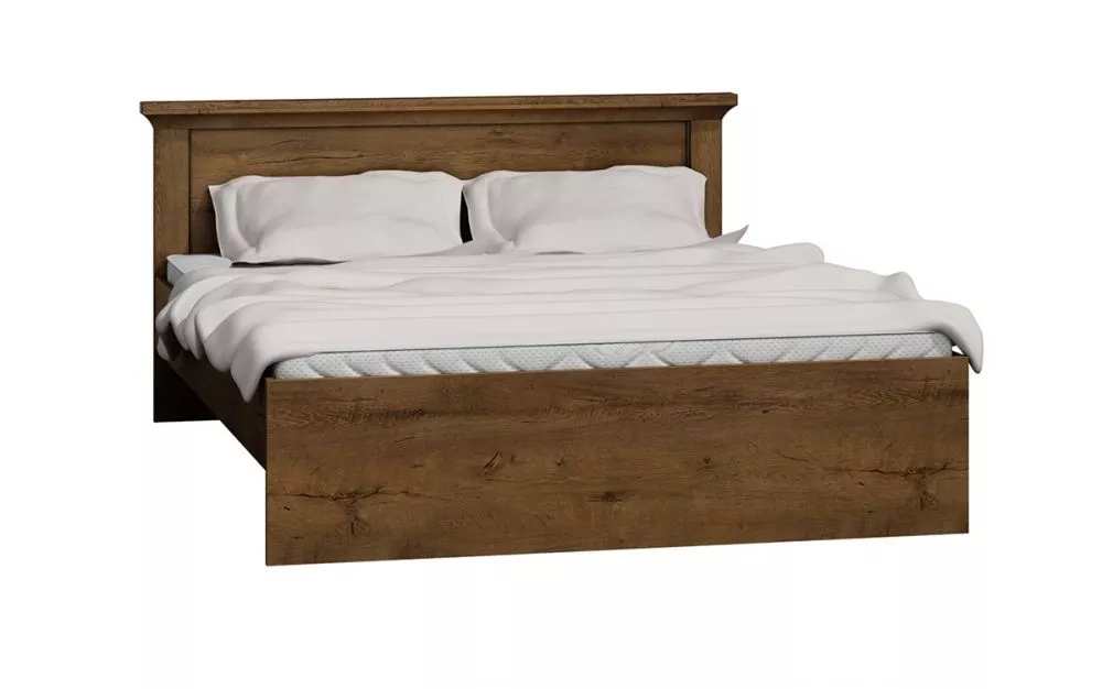 Gulta Antica A5 ar stelāžu Guļamvietas platums: 160 cm, Guļamvietas garums: 200 cm, · Ozols lefkas · 176 × 205 × 102 cm