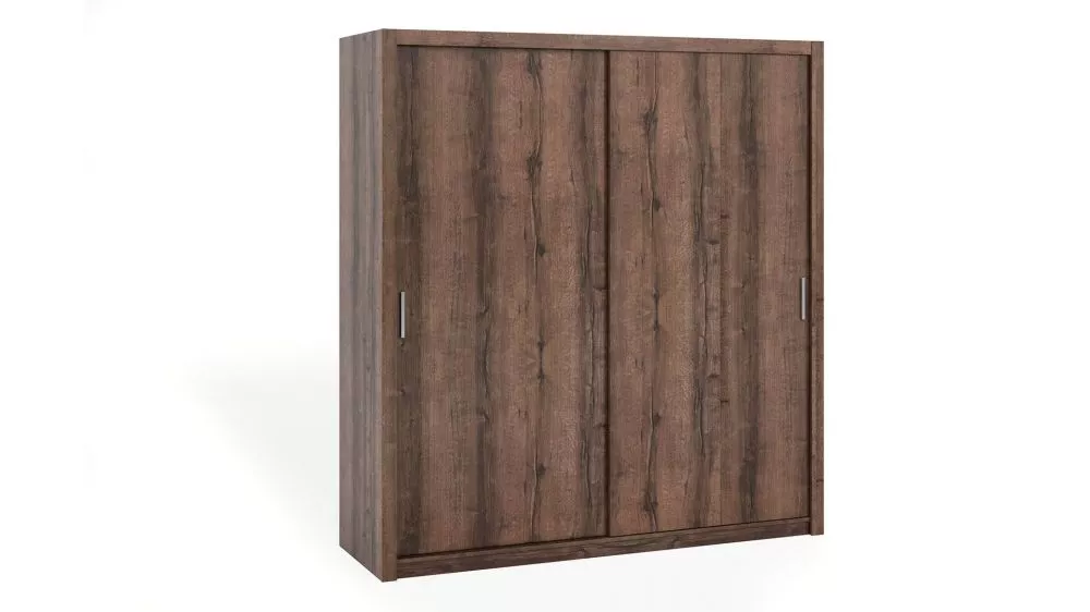 Skapis Bono BO SZ · Tumšais ozols · 200 × 62 × 215 cm