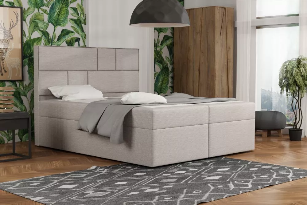 Gulta Modern Premium Standard Guļamvietas platums: 140 cm, Guļamvietas garums: 200 cm, · Krēma · 142 × 210 × 120 cm