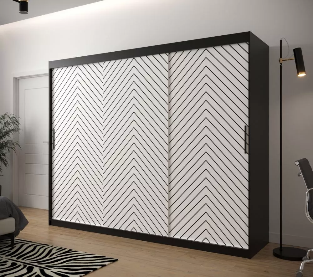 Skapis Jodelka 1 · 250 × 62 × 200 cm
