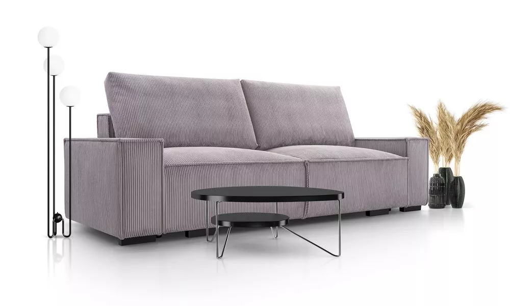 Dīvāns Simba Standard · Pelēks · 103 × 250 × 96 cm