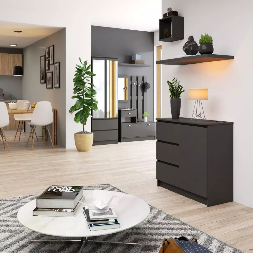 Kumode Jerry 1D3S · Grafīts · 80 × 35 × 77 cm
