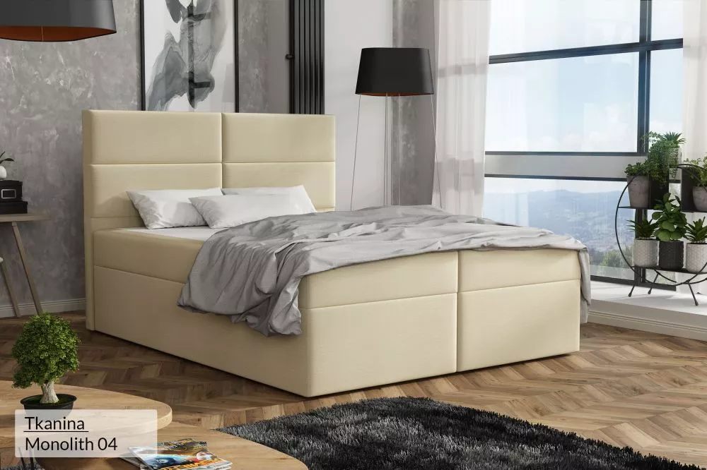 Gulta Zeo Premium Standard Guļamvietas platums: 140 cm, Guļamvietas garums: 200 cm, · Gaiši bēšs · 142 × 210 × 120 cm