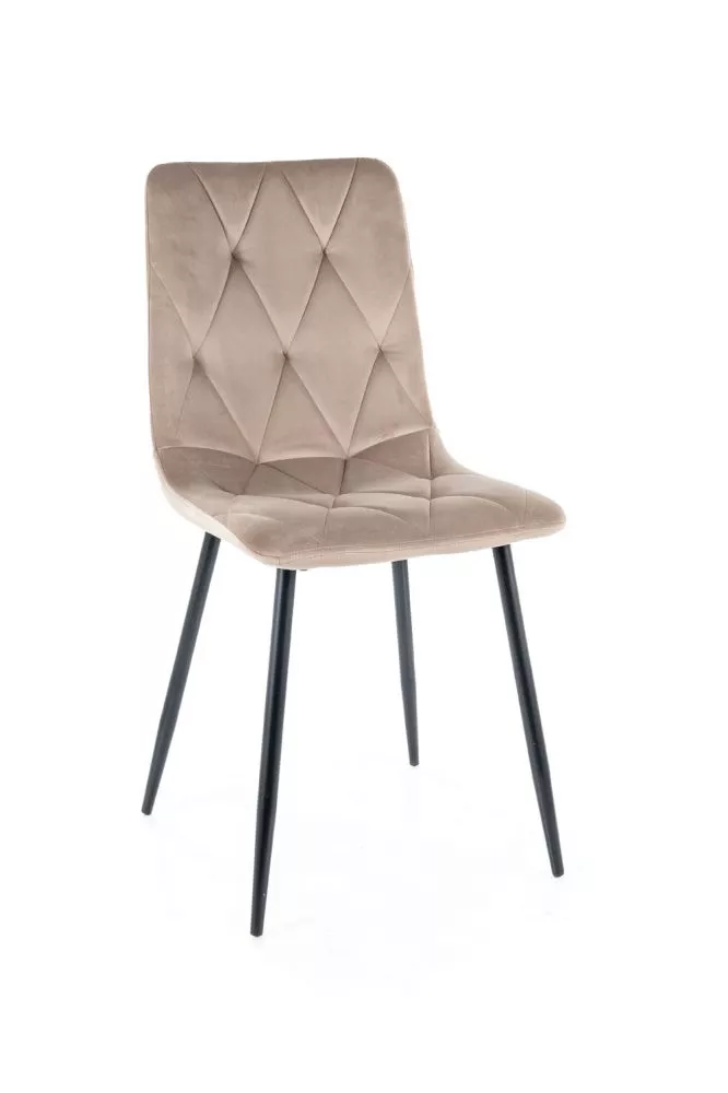 Krēsls Tom Velvet · Tumši bēšs · 91 × 45 × 52 cm
