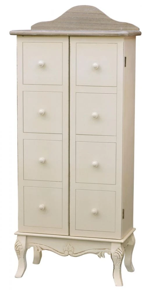 Kumode Rimini RI114 · Krēma · 48 × 24 × 110 cm