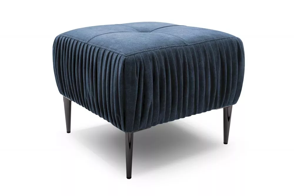Pufs Rino P Standard Auduma numurs: Vena 12, · Zils · 51 × 45 × 51 cm