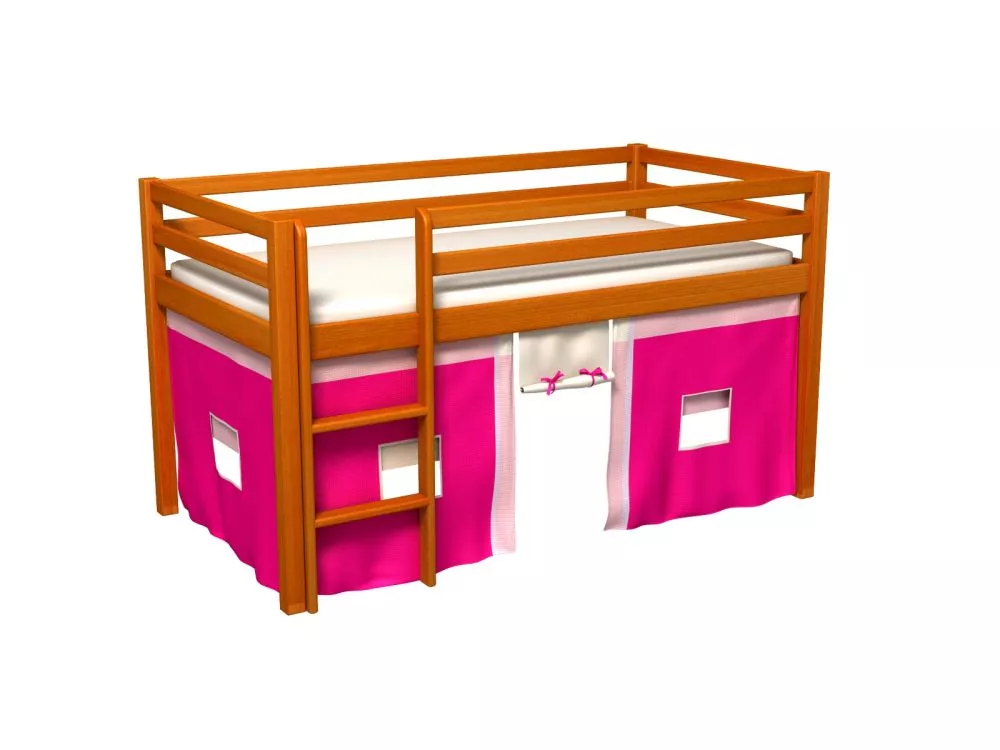 Bērnu gulta Gabi ar stelāžu Guļamvietas platums: 80 cm, Guļamvietas garums: 180 cm, · 88 × 188 × 106 cm