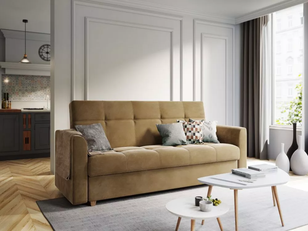 Dīvāns Lento Sofa Standard · Tumši bēšs · 85 × 215 × 88 cm