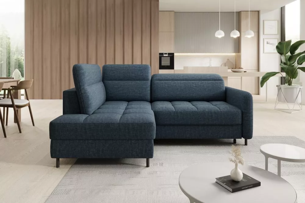 Dīvāns Barea Premium Standard · Tumši zils · 160 × 208 × 91 cm