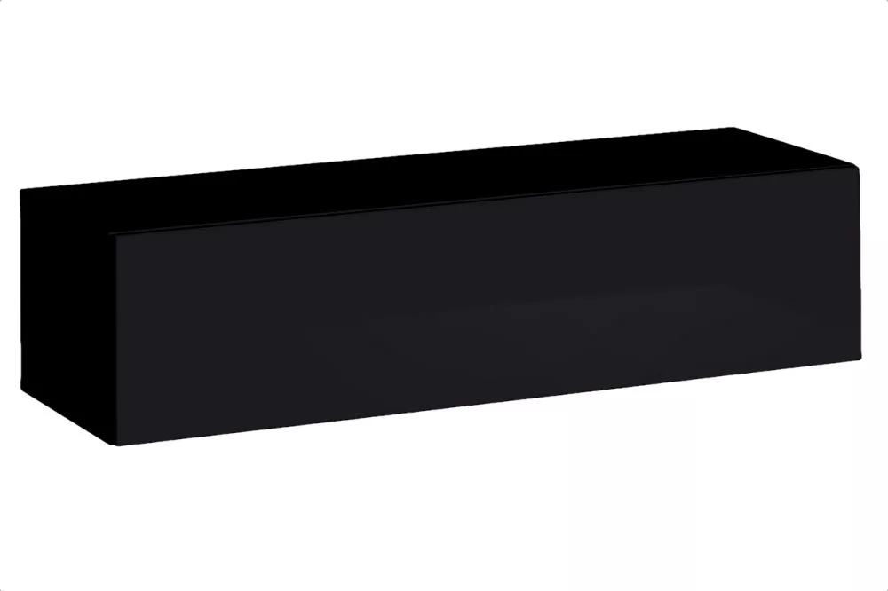 TV tumba Switch RTV2 · Melna · 120 × 40 × 30 cm
