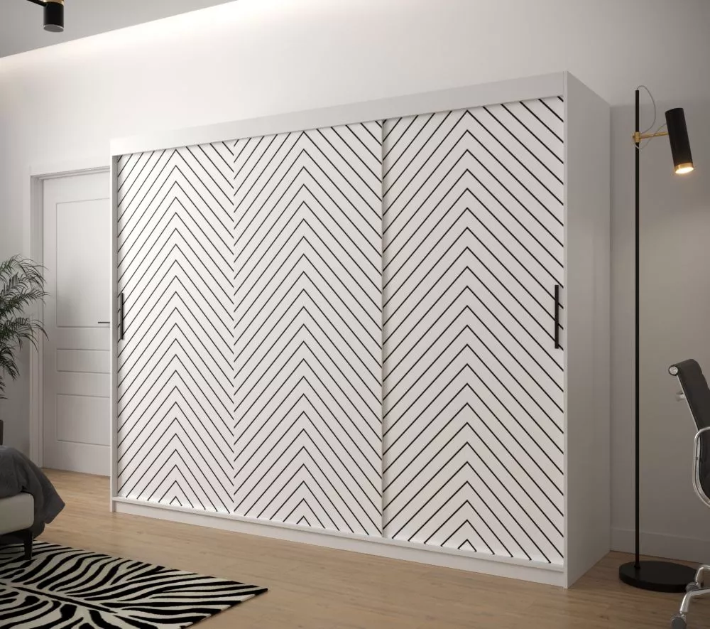 Skapis Jodelka 1 · 250 × 62 × 200 cm