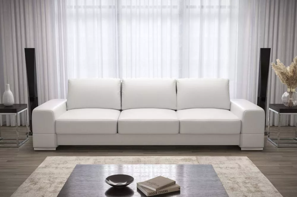 Dīvāns Zara DL Standard · Balts · 95 × 270 × 82 cm