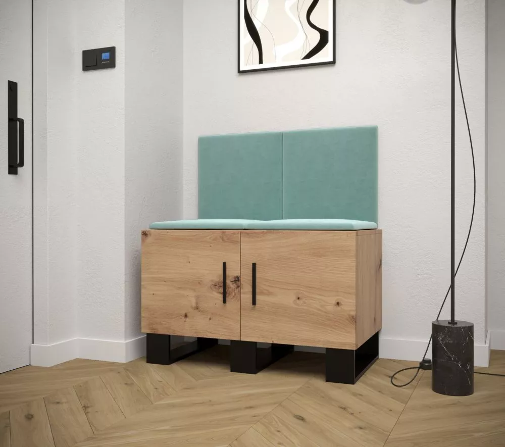 Apavu skapis Artin 19 Korpusa krāsa: ozols artisan, · 84 × 45.6 × 95 cm