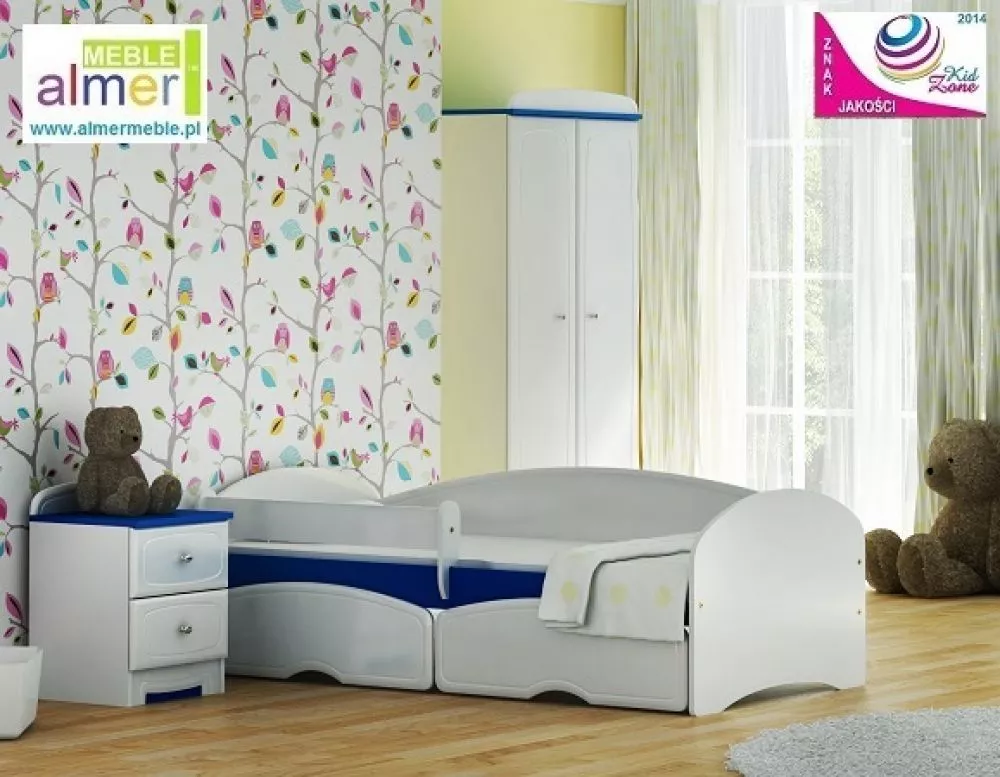 Bērnu gulta Bianco 23S Guļamvietas platums: 90 cm, Guļamvietas garums: 180 cm, · 102 × 184 × 65 cm