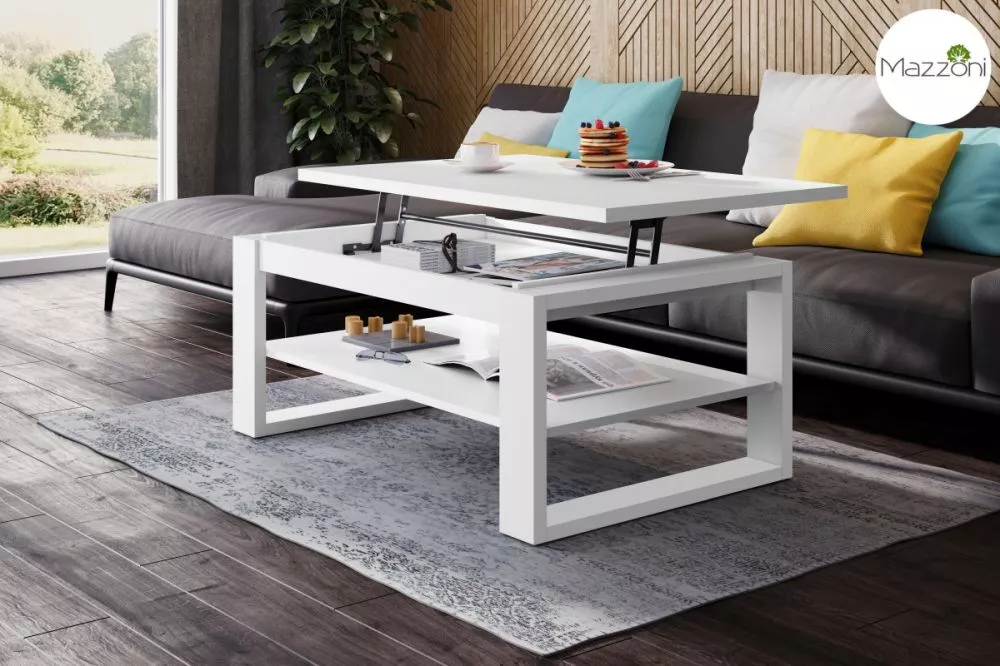 Žurnālgalds Nuo Classic · Balts · 110 × 65 × 50 cm