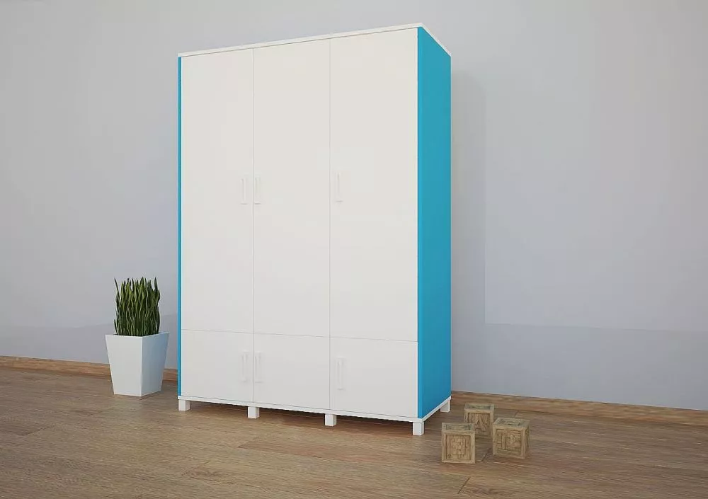 Bērnu skapis Animals SZ10-A · 132 × 54 × 187 cm