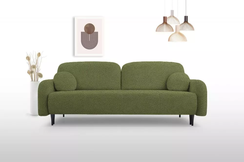 Dīvāns Cloud 3S standard · Zaļš · 120 × 230 × 95 cm