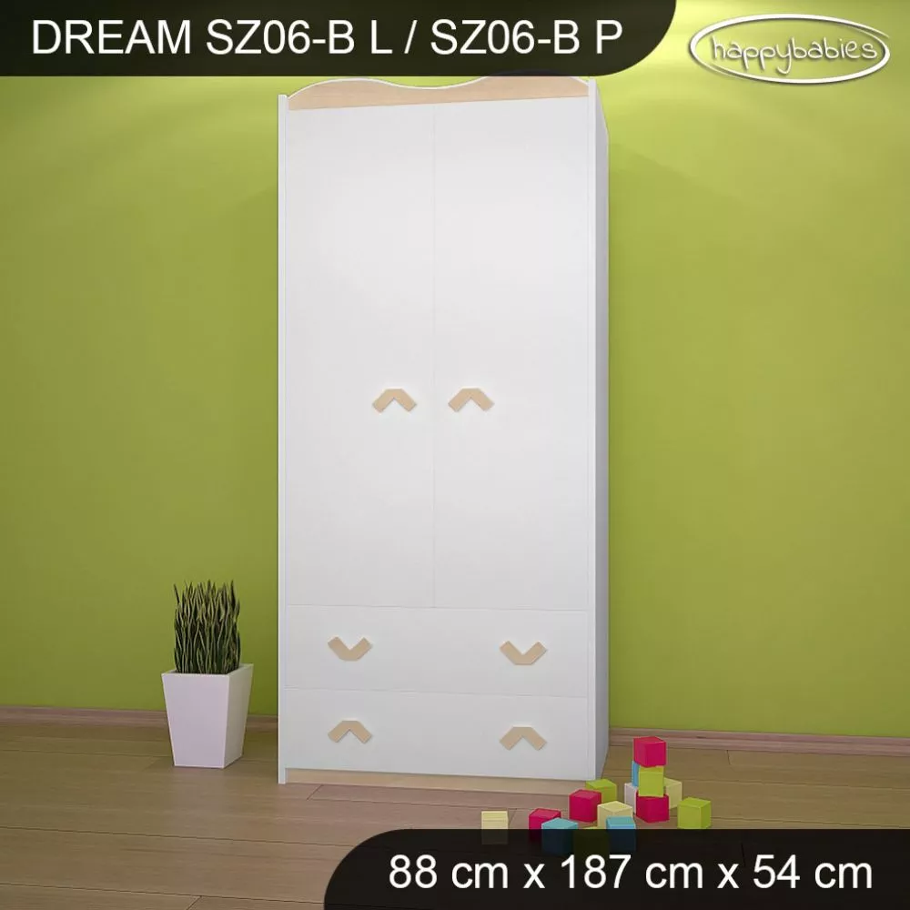 Bērnu skapis Dream SZ06-B · 88 × 54 × 187 cm