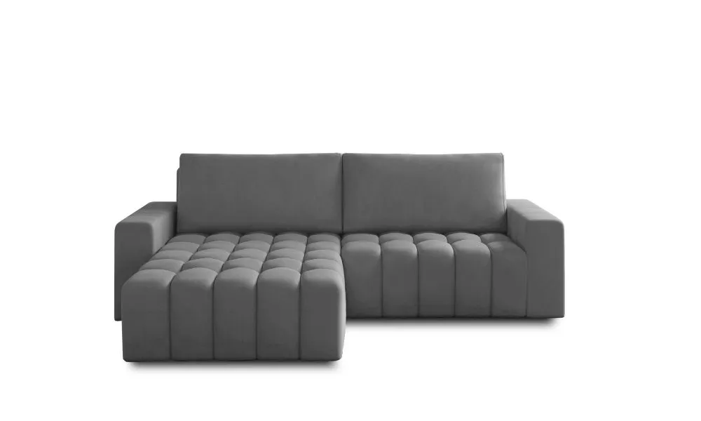 Dīvāns Bonett Lux Standard · Pelēks · 160 × 245 × 85 cm