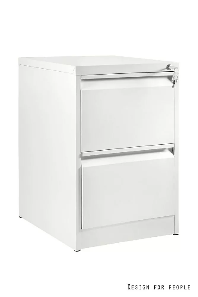 Kumode XD-001-2D · Balts · 47 × 60 × 72 cm