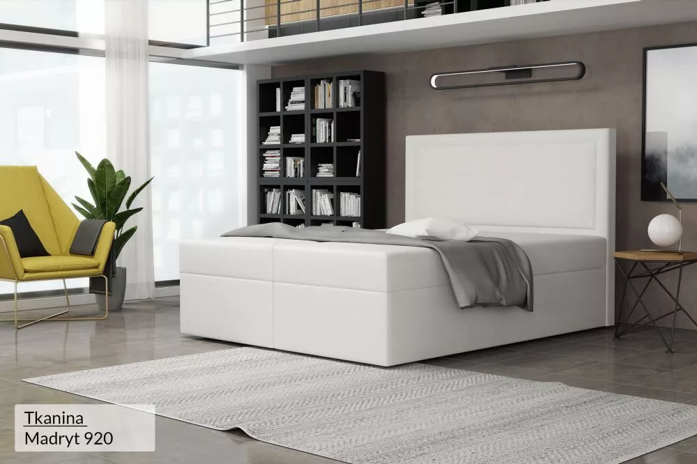 Gulta Musso Eco Standard Guļamvietas platums: 140 cm, Guļamvietas garums: 200 cm, · Balts · 142 × 210 × 120 cm
