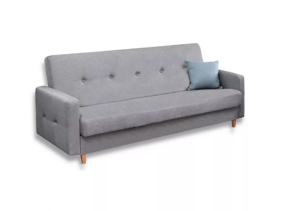 Dīvāns Tango 3S Comfort Standard · Gaiši pelēks · 90 × 215 × 95 cm