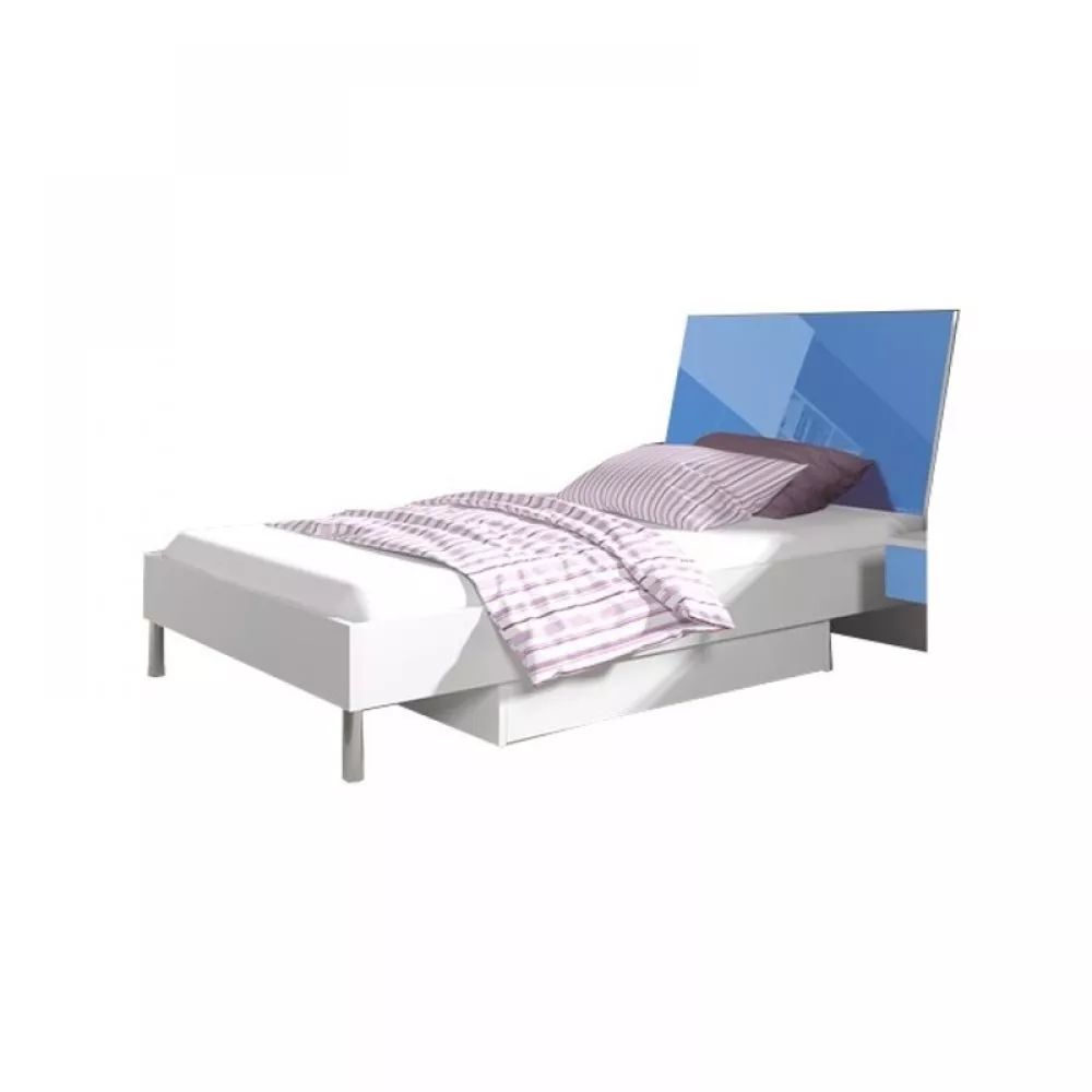 Gulta Raj 3 90x200 ar stelāžu Guļamvietas platums: 90 cm, Korpusa krāsa: balts, Guļamvietas garums: 200 cm, · 94 × 220 ×