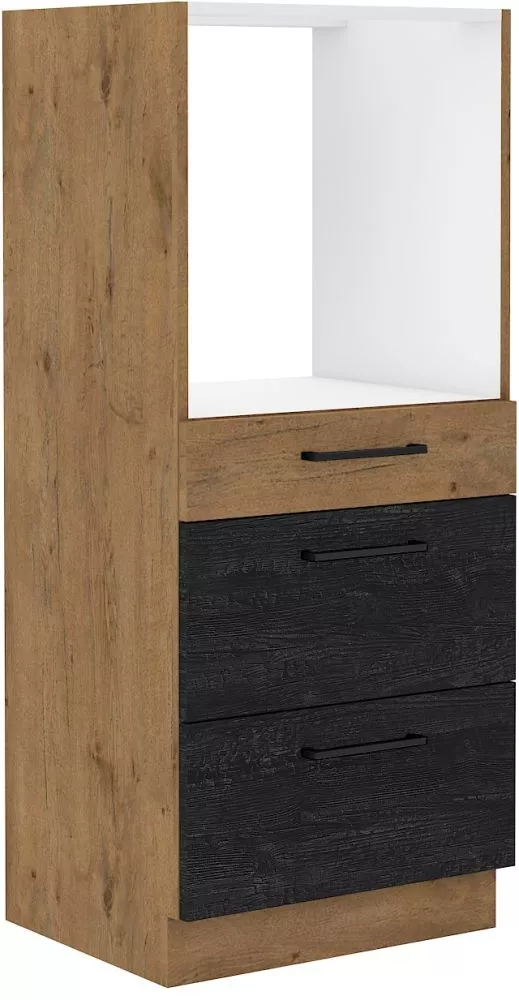 Virtuves skapis Vigo Dark 60 DPS-145 3S BB