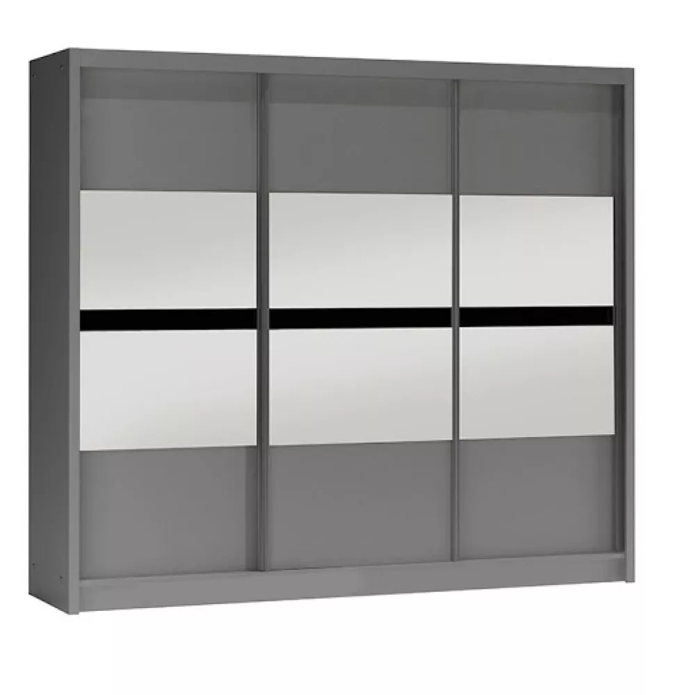 Skapis Batumi Classic · Grafīts · 250 × 61 × 215 cm