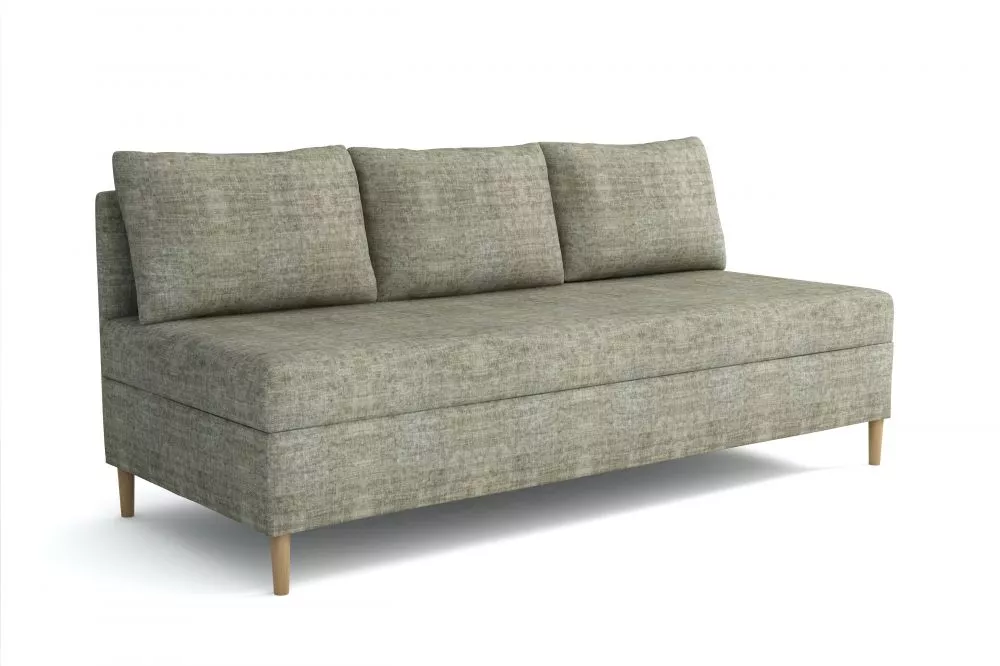 Dīvāns Alfa standard · Gaiši brūns · 84 × 200 × 82 cm