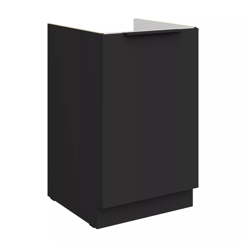 Virtuves skapis Aria Black 50 ZL 1F BB