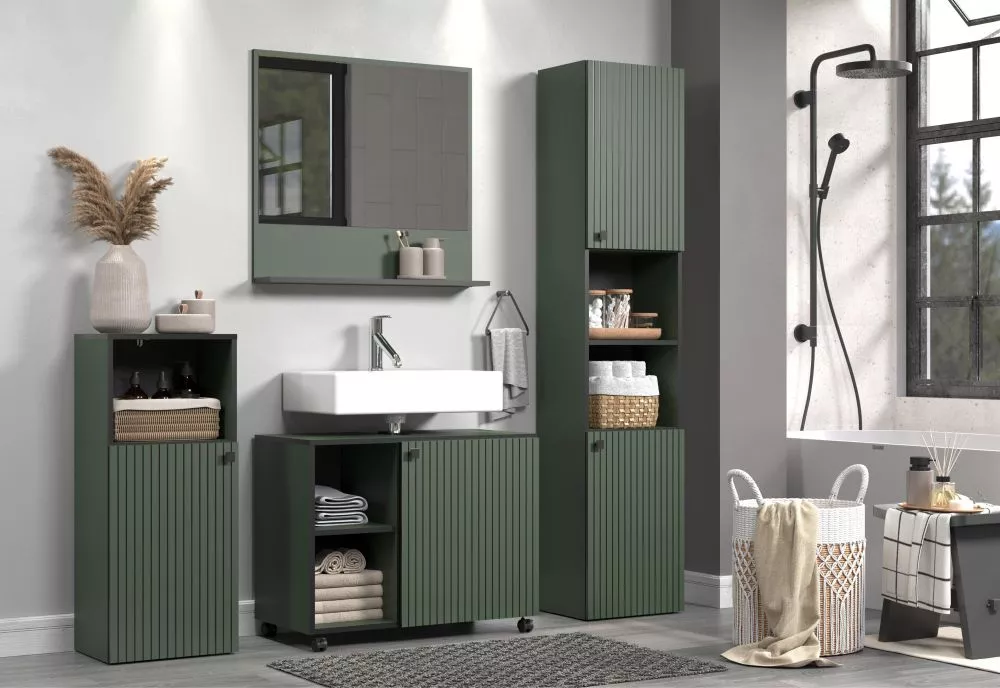 Vannas istabas komplekts Pure Green Set 1 · Zaļš · 190 × 180 × 40 cm