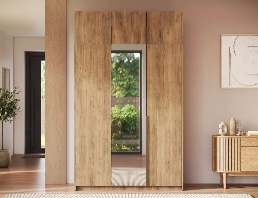 Skapis Alera 3 Plus · Ozols artisan · 148 × 58 × 250 cm