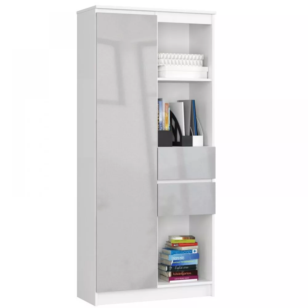 Plaukts R15 R802SZ Gloss · 80 × 180 × 35 cm