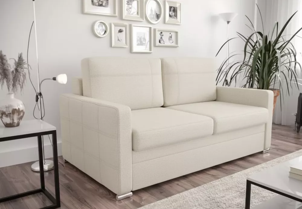 Dīvāns Sofa Avanti 2 standard · Balts krēms · 99 × 147 × 82 cm