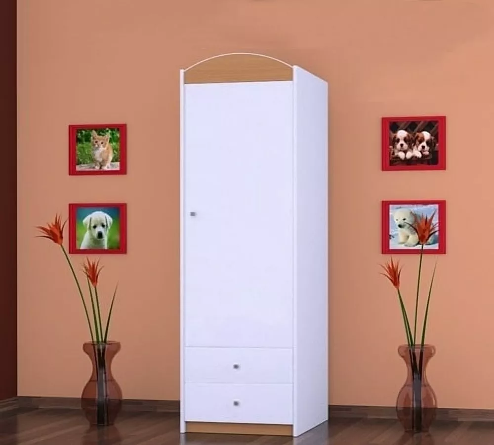 Bērnu skapis Happy SZ04-B · 60 × 54 × 187 cm