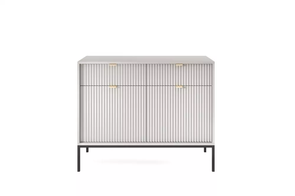 Kumode Nova KSZ-104 · Pelēks · 104 × 39 × 83 cm