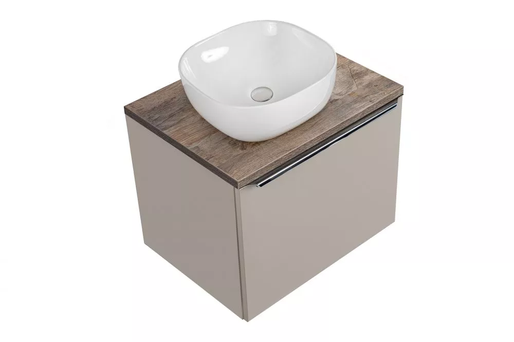 Vannas istabas skapītis Santa Fe Taupe 82-60 Smile · 60 × 46 × 45.6 cm